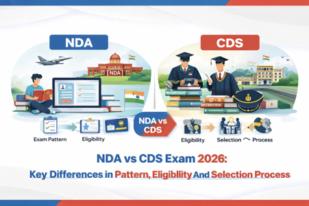 NDA vs CDS Exam 2026: Key Differences in Pattern, Eligibility, and Selection Process